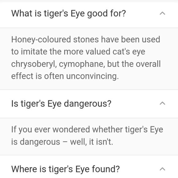 Tiger Eye Tumble stone  sealed in package not touched - Picture 5 of 7